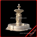 Yellow Big Marble Stone Outdoor Water Fountains Sale